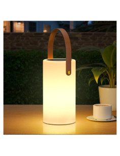 Lámpara de Mesa Solar NiceBuy 2 en 1 RGB IP44 Portátil