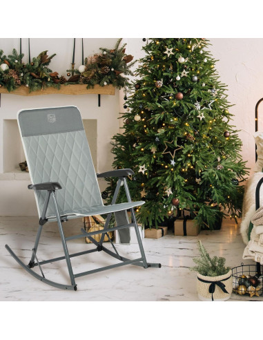 Silla Balancín Plegable Timber Ridge con Respaldo Alto 136 kg