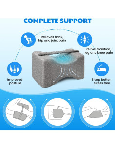 Almohada de Rodilla WEDREAM Espuma Viscoelástica Ergonómica 2