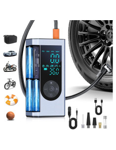 Compresor de Aire Portátil LEKOMESH 150PSI Bomba Inalámbrica
