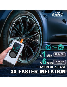 Compresor de Aire Portátil LEKOMESH 150PSI Bomba Inalámbrica 2