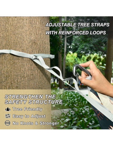 Hamaca de Camping Ligera Vigetue 150 kg 289.56x137.63 cm