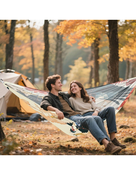 Hamaca de Camping Ligera Vigetue 150 kg 289.56x137.63 cm