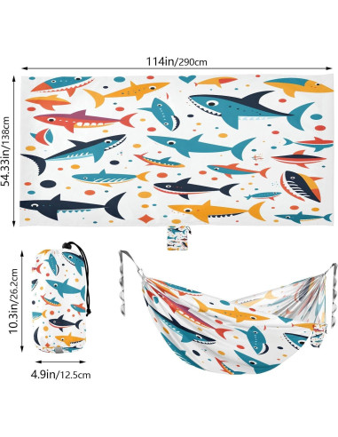 Hamaca de Camping Ligera Vigetue 150kg con Correas y Bolsa