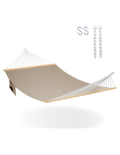 Hamaca Doble Lazy Daze 11 FT Caqui Secado Rápido 204 kg
