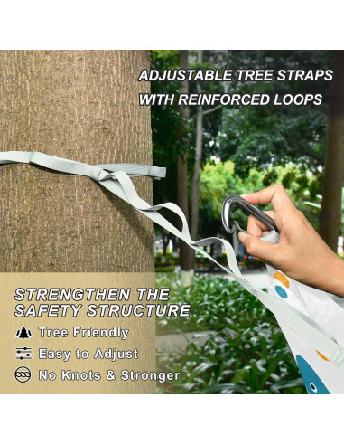 Hamaca de Camping Ligera Vigetue 150kg con Correas y Bolsa