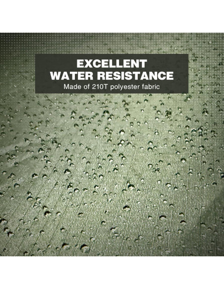 Tienda de Camping REDCAMP 4 Estaciones 3.6x2.0m Verde Militar
