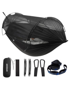 Hamaca de Camping Advokair con Red Anti Mosquitos 270x140cm
