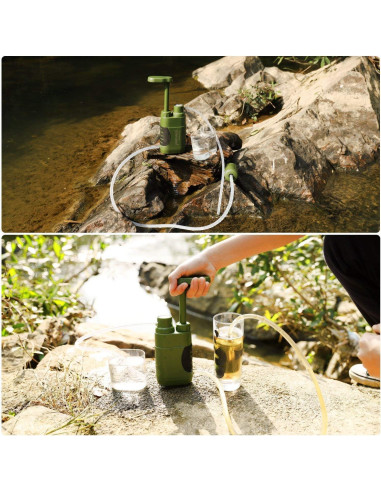 Bomba de Filtro de Agua Purewell 1400 ml/min Portátil