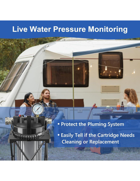 Filtro de Agua Kintim KTM-04 6 Capas 0.5 Micrones 22.7 LPM