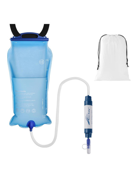 Purificador de Agua Portátil TEMPTIPS 3L Filtración 99.99%