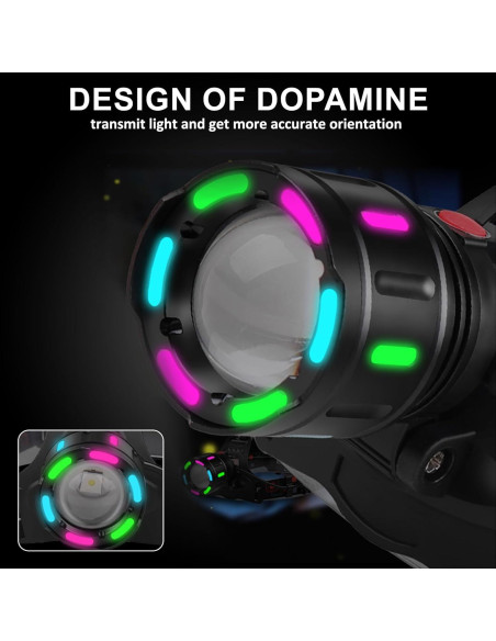 Linterna Frontal Recargable Minsk MH-8507 800 Lúmenes IPX4