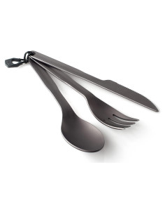 Set de Cubiertos GSI Outdoors Halulite 3 Piezas Ultraligero