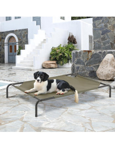 Cama Elevada para Perros Magshion 126x80 cm Verde Antideslizante 2
