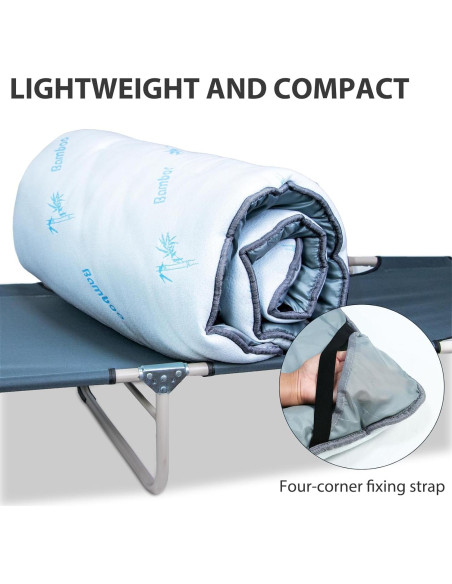 Almohadilla de Camping Gehannah 189.9x70.1 cm Suave y Liviana