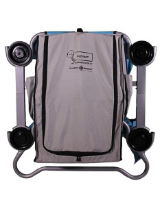Cabina de Almacenamiento Plegable Disc-O-Bed Kid-O-Bunk Gris