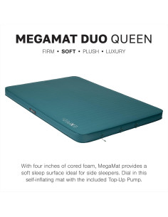 Colchón de Camping Autoinflable Exped MegaMat Duo Reina 4" 2