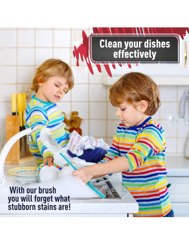 Cepillo Limpiador de Botellas Konex 40.64 cm - Paquete de 3