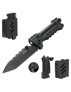 VIPERADE VAK6-S Multitool Supervivencia Cuchillo Linterna LED