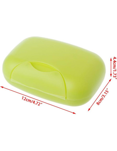 Caja de Jabón Portátil LIANGLIN WU 12x8x4.4cm Negro