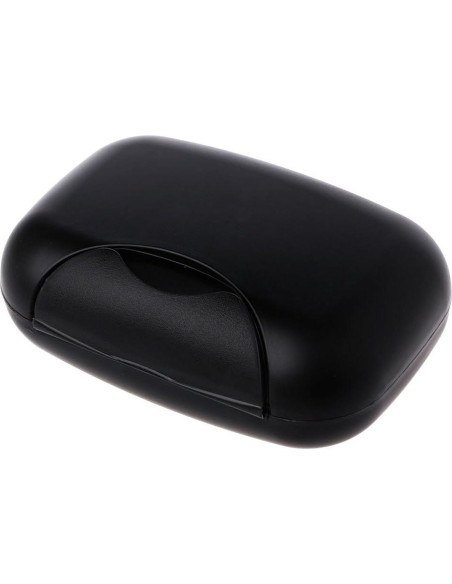 Caja de Jabón Portátil LIANGLIN WU 12x8x4.4cm Negro