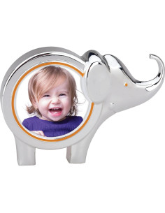 Marco de Foto Redondo Elefante Reed & Barton 9134 Plata 2