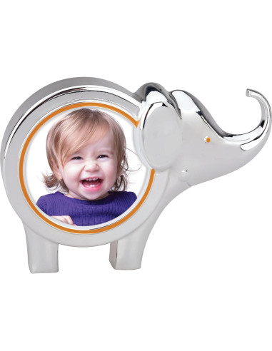 Marco de Foto Redondo Elefante Reed & Barton 9134 Plata