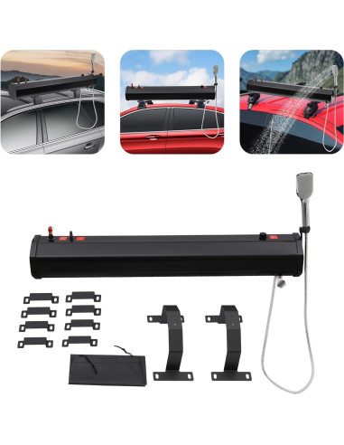 Ducha Portátil Tapischion 30L para Camping Montada en Techo