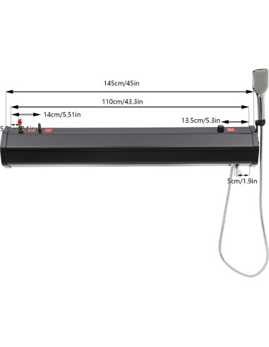 Ducha Portátil Tapischion 30L para Camping Montada en Techo
