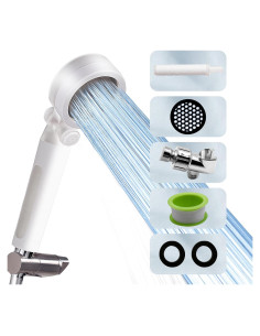 Cabezal de Ducha Filtrado ALSS-AL con Alta Presión y Filtro