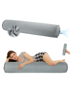 Almohada Corporal Inflable EULANT 120cm Gris para Adultos