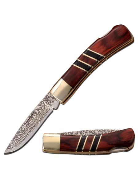 Cuchillo Plegable Elk Ridge ER-951WBCR - Acero Inoxidable 5.08 cm