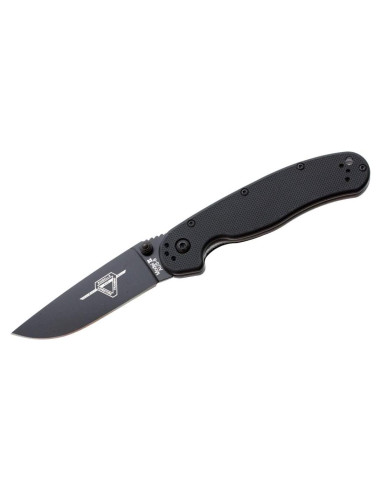 Cuchillo Plegable Ontario 8861, Hoja 7.62 cm, Negro