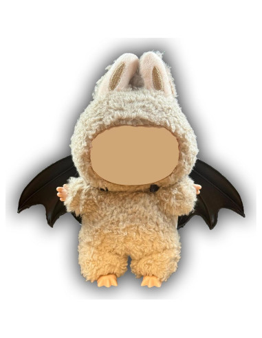 Alas de Murciélago 3D para Muñecas Labubu - Halloween