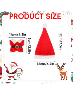 Conjunto de Ropa para Muñecas 17cm Santa Claus Fukaisu 2