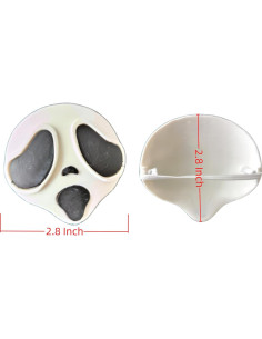 2 Piezas Máscaras de Muñeca JRELECS 17cm Accesorios DIY 2