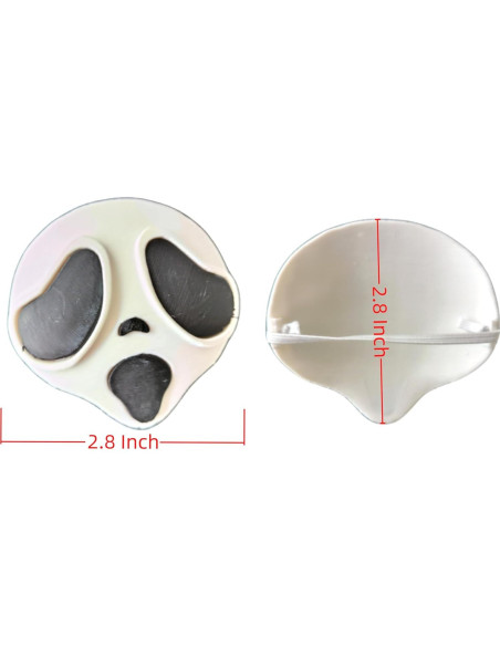 2 Piezas Máscaras de Muñeca JRELECS 17cm Accesorios DIY