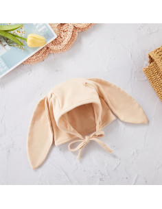 Gorro de Conejo para Bebé Merqwadd 0-6 Meses Algodón 2