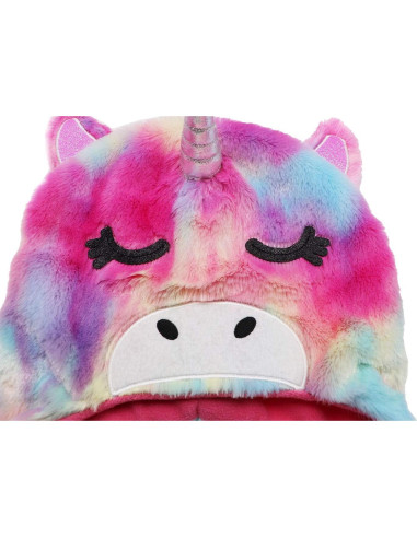 Gorro de Invierno Unicornio para Niñas 2-7 Años Rosa