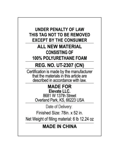 Cama de Camping Doble CORE Autoinflable 198x132 cm Verde Oliva