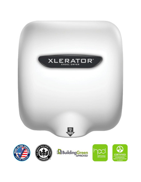 Secador de Manos Automático Excel Dryer XL-WX 5.5A 277V Blanco Secador de Manos Automático Excel Dryer XL-WX 5.5A 277V Blanco