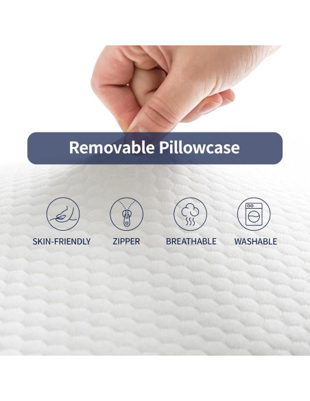 Almohada Plana AMICLIBER de Espuma de Memoria 5.08 cm