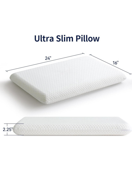 Almohada Plana AMICLIBER de Espuma de Memoria 5.08 cm