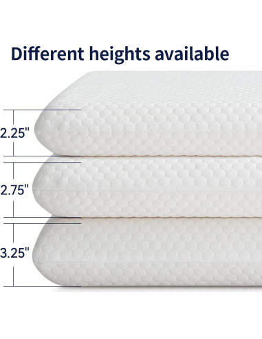 Almohada Plana AMICLIBER de Espuma de Memoria 5.08 cm