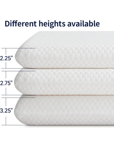 Almohada Plana AMICLIBER de Espuma de Memoria 5.08 cm