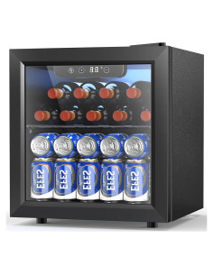 Refrigerador de Bebidas Joy Pebble 36.8L con Puerta de Vidrio