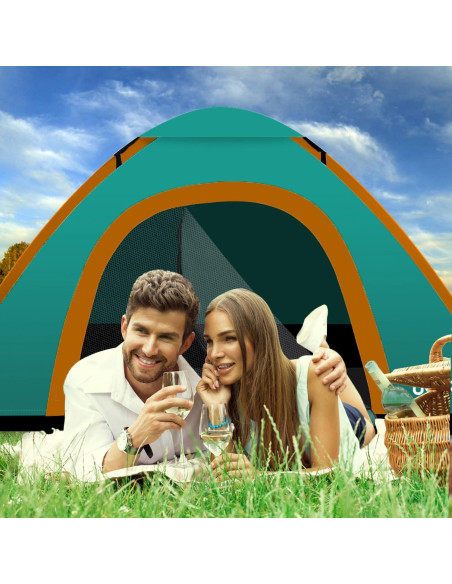 Tienda de Camping URPRO 2 Personas Impermeable 200x120cm Tienda de Camping URPRO 2 Personas Impermeable 200x120cm