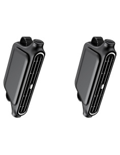 Ventilador de Coche USB DAHUA ZUNWEI 2PCS, 3 Velocidades, Negro