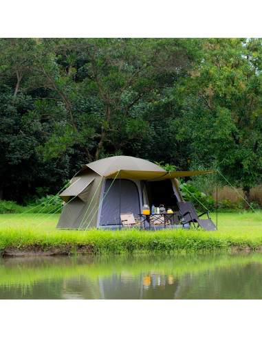 Tienda de Camping Tres Osos L05-6P para 6 Personas Impermeable