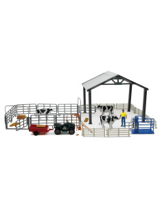 Conjunto de Juego de Vida en la Granja Lechera Nuevo Ray 1/18